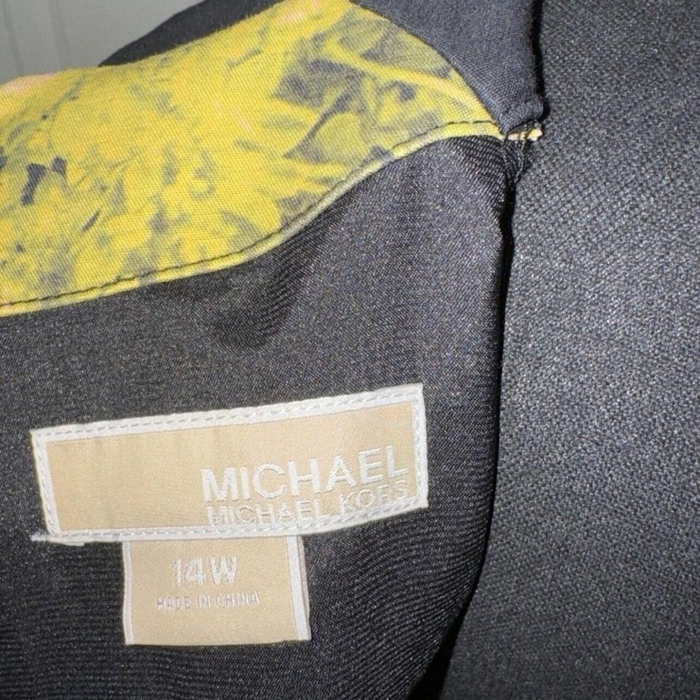 y2k Super Cute Beautiful Michael Kors Kew Gardens Floral Lined Sheath Dress‎ - Picture 3 of 6